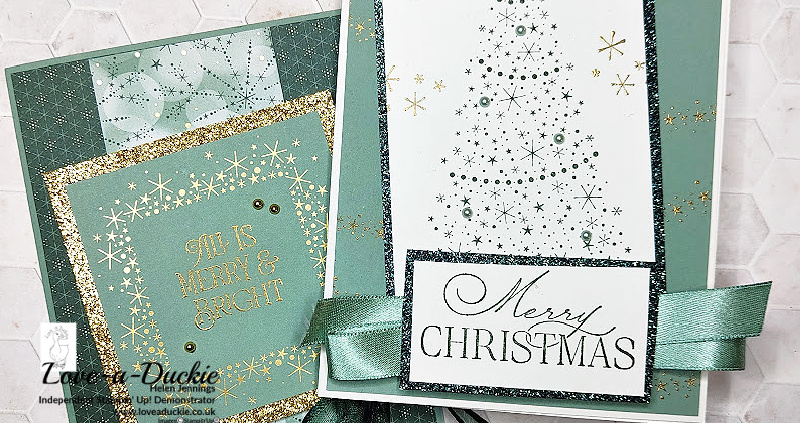 Heat Embossing on Christmas Cards
